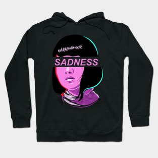 Sadness Vaporwave Girl Hoodie